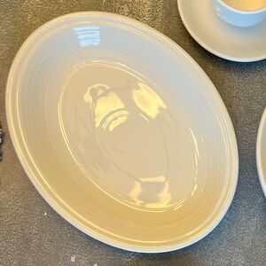 White oval serving tray- Fiesta by Homer Laughlin